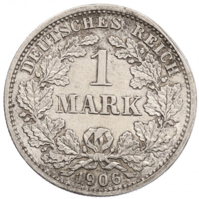 1 марка 1906 года D Германия