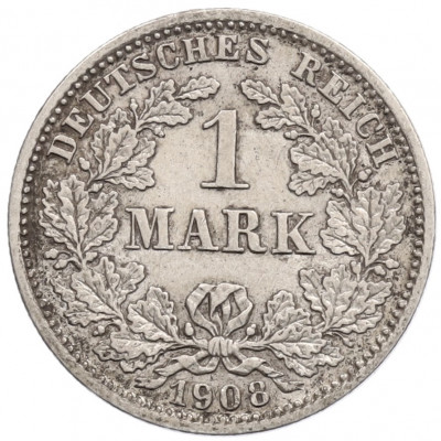 1 марка 1908 года D Германия