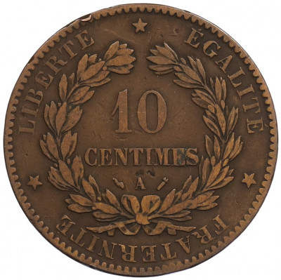 10 сантимов 1893 года Франция