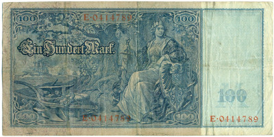 100 марок 1910 года Германия