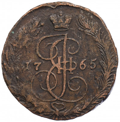 5 копеек 1765 года ЕМ