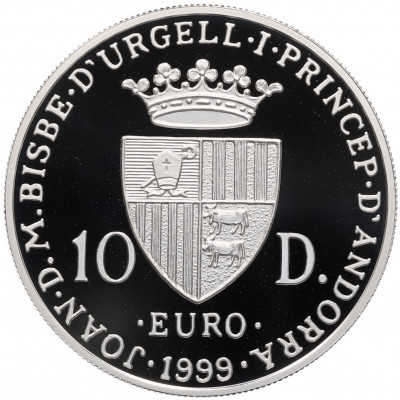 10 евро 1999 года Андорра 