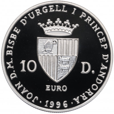 10 евро 1996 года Андорра 