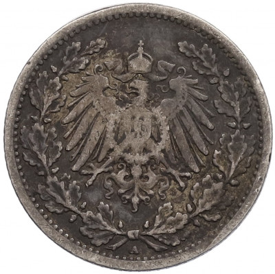 1/2 марки 1907 года А Германия