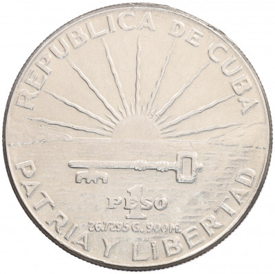 1 песо 1953 года Куба 