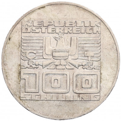 100 шиллингов 1975 года Австрия 