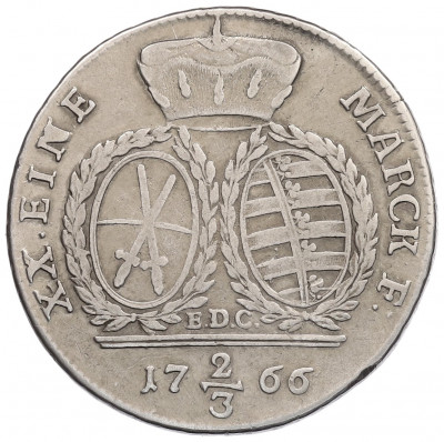 2/3 талера 1766 года Саксония