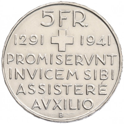 5 франков 1941 года Швеция 