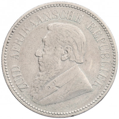 2 1/2 шиллинга 1896 года Южно-Африканская республика (Трнансвааль)