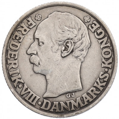 40 центов (2 франка) 1907 года Датская Вест-Индия