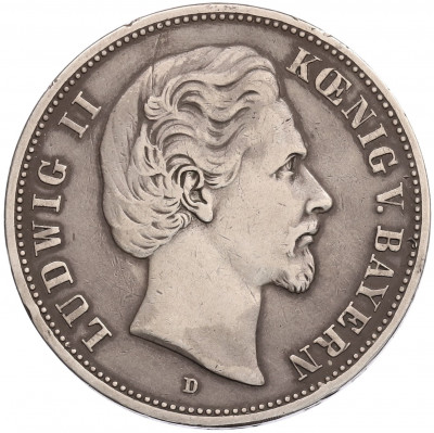 5 марок 1876 года Германия (Бавария)