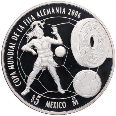 5 песо 2006 года Мексика 