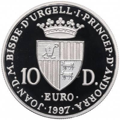 10 евро 1997 года Андорра 