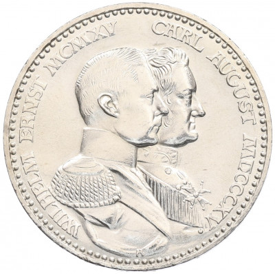 3 марки 1915 года Германия (Саксен-Веймар-Эйзенах) «100 лет Великим герцогам»