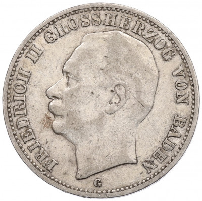 3 марки 1910 года Германия (Баден)