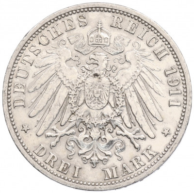 3 марки 1911 года Германия (Баден)