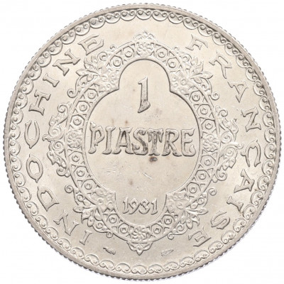 1 пиастр 1931 года Французский Индокитай