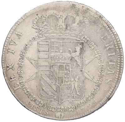 1 франческоне 1794 года Тоскана