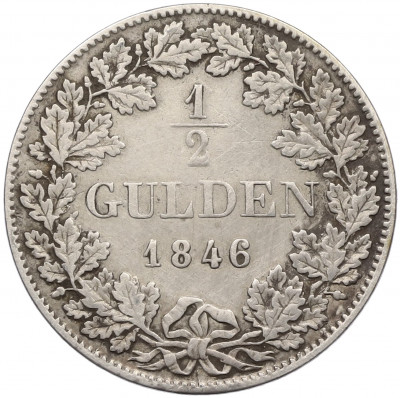 1/2 гульдена 1846 года Вюртемберг