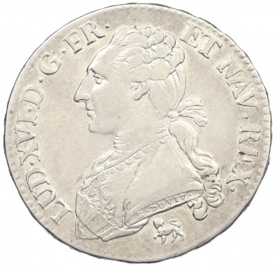 1/2 экю 1792 года Франция