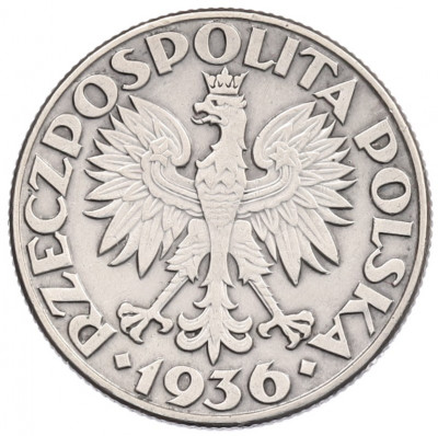 2 злотых 1936 года Польша 