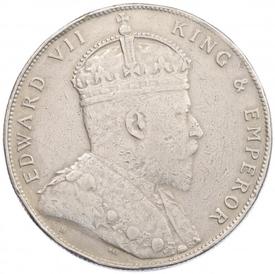 1 доллар 1907 года Стрейтс Сетлментс