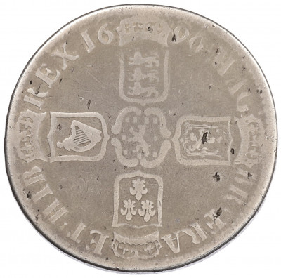 1 крона 1696 года Великобритания