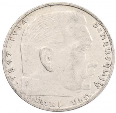 2 рейхсмарки 1939 года А Германия