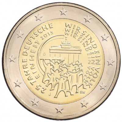 2 евро 2015 года J Германия 