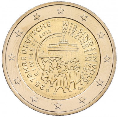 2 евро 2015 года G Германия 