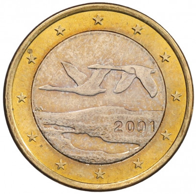 1 евро 2001 года Финляндия