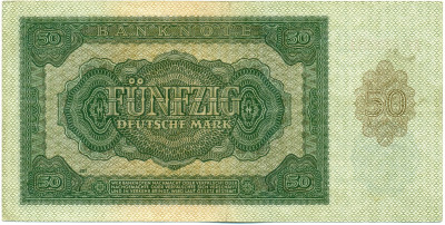 50 марок 1948 года Восточная Германия (ГДР)
