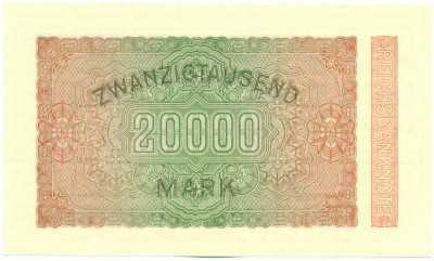 20000 марок 1923 года Германия