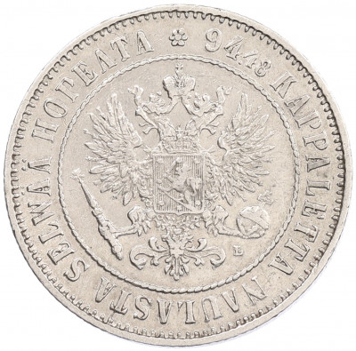 1 марка 1908 года Русская Финляндия