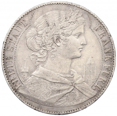 1 союзный талер 1858 года Франкфурт 