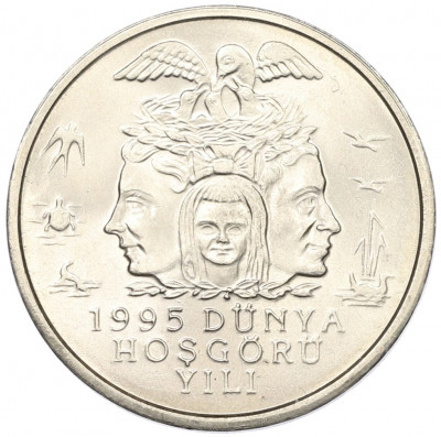 25000 лир 1995 года Турция 