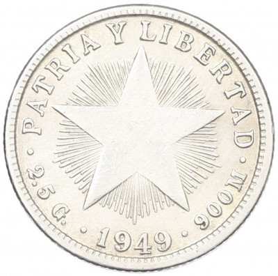 10 сентаво 1949 года Куба