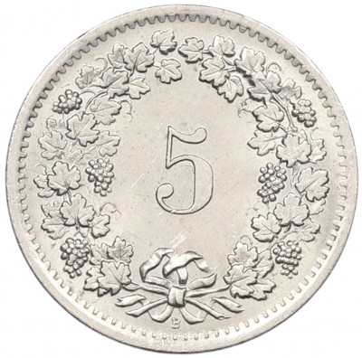 5 раппенов 1963 года Швейцария
