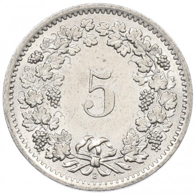 5 раппенов 1967 года Швейцария