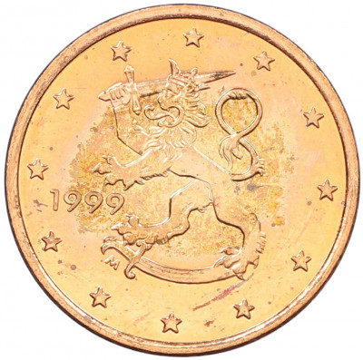 5 евроцентов 1999 года Финляндия