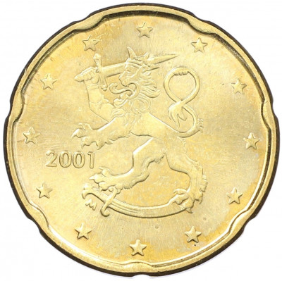 20 евроцентов 2001 года Финляндия