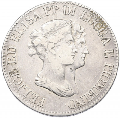 5 франков 1807 года Лукка и Пьомбиньо