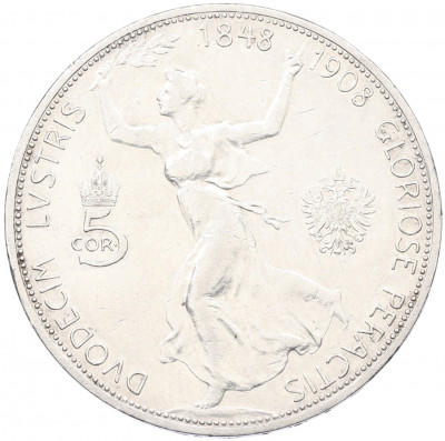 5 крон 1908 года Австрия 