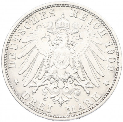 3 марки 1909 года Германия (Шварцбург-Зондерсгаузен)