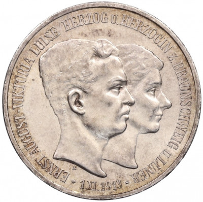 3 марки 1915 года Германия (Брауншвейг) 
