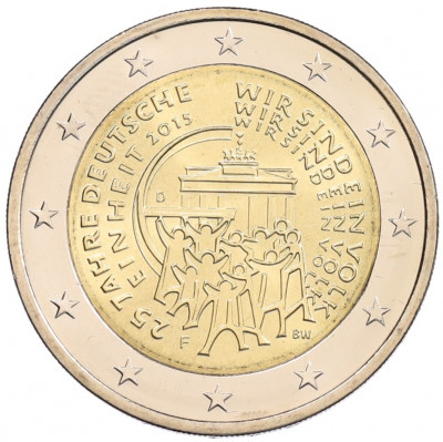 2 евро 2015 года F Германия 