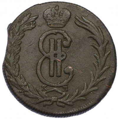 2 копейки 1768 года КМ 
