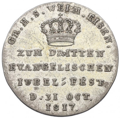 Жетон 1817 года Саксен-Веймар-Эйзенах 