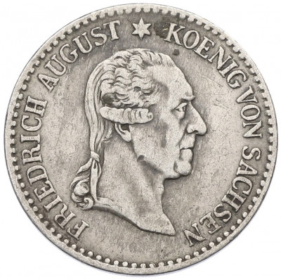 1/6 талера 1827 года Саксония 