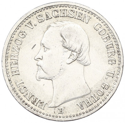 1/6 талера 1869 года Саксен-Кобург-Гота 